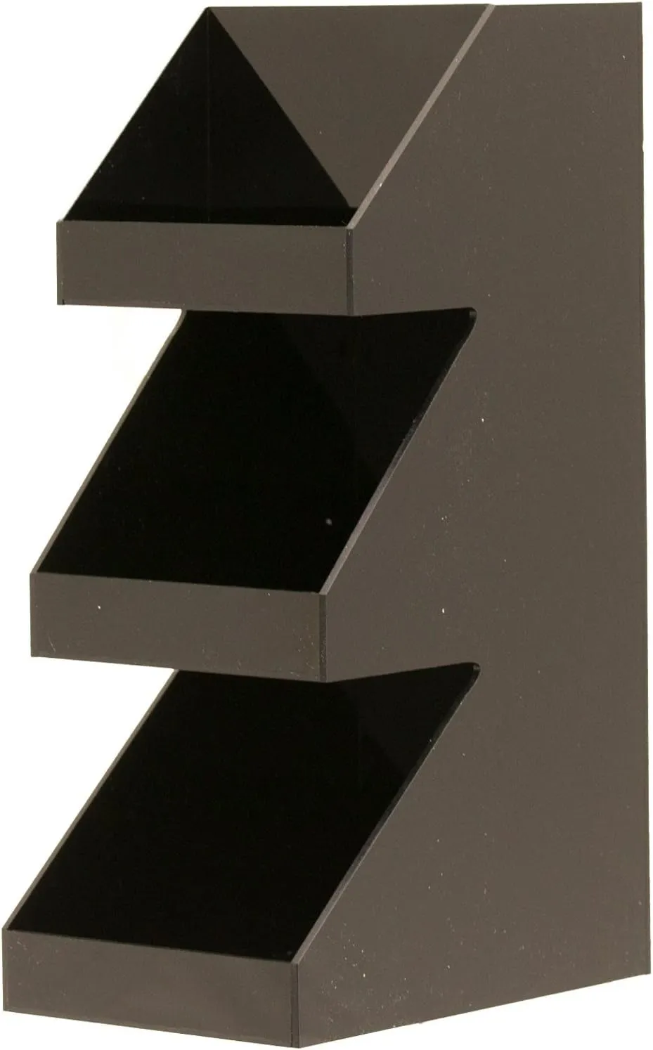 Mind Reader Coffee Tea Utensil and Condiment Station, Countertop Organizer, Coffee Bar, Kitchen, 6"L x 9"W x 16"H, Black