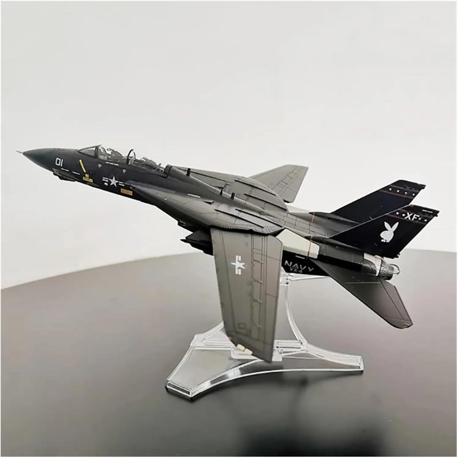 Mini Aircraft Model 1 72 for F-14A Tomcat VX-14 Fighter Alloy Model Die-cast Aircraft Model Series Decorative Ornaments Airplane Kit