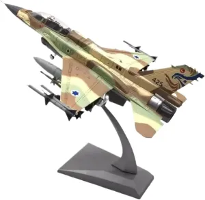 Mini Aircraft Model 1:72 for Israel F-16I Storm Fighter Simulation Alloy Aircraft Model Collection Finished Airplane Kit