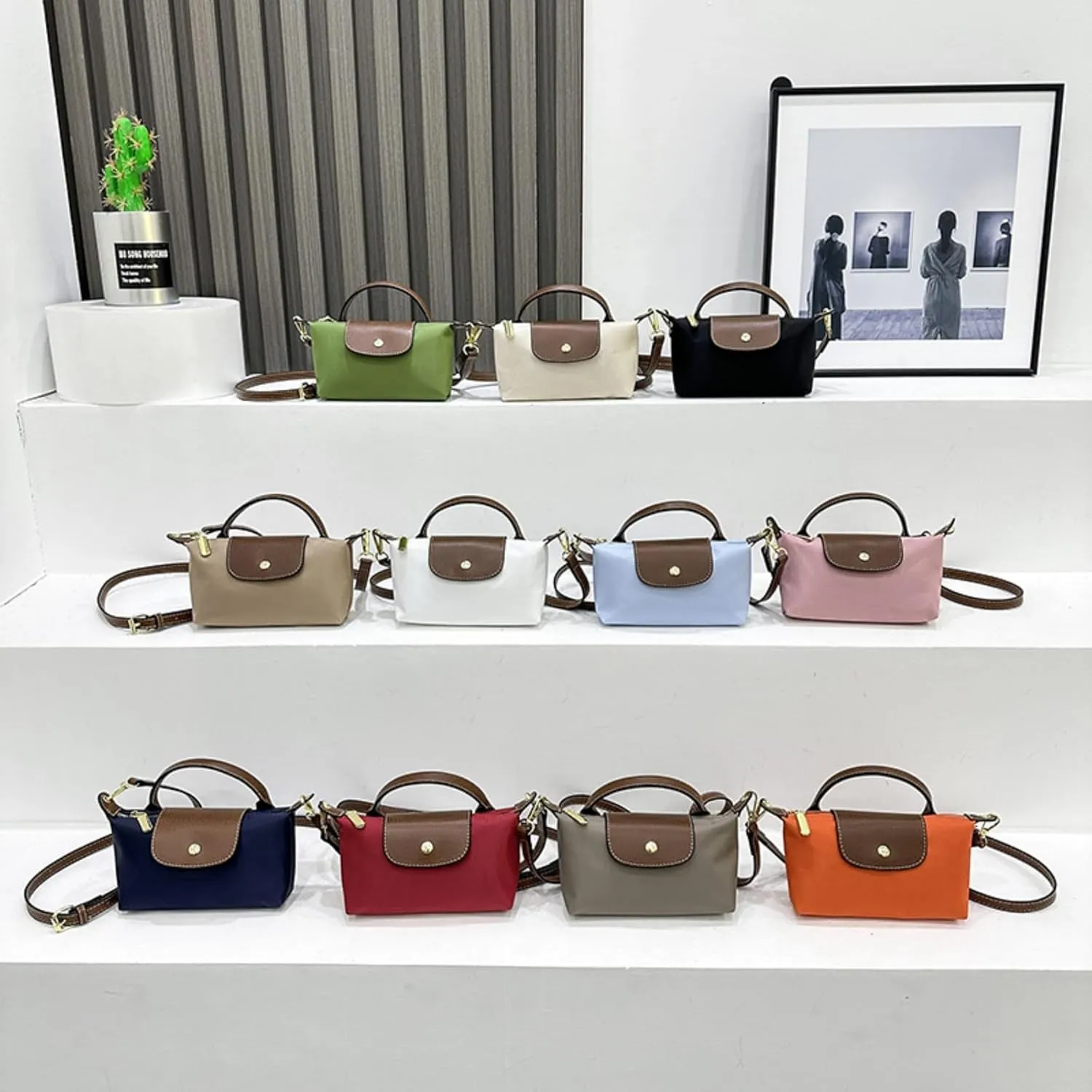 Mini Crossbody Bags for Women Mini Tote Bag Adjustable Strap Phone Purses Shoulder Cross Body Purses Colorblock