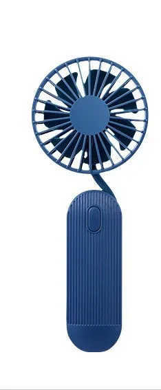 Mini Fan Hanging Neck Upgrade Rechargeable Foldable Portable Outdoor Handheld USB Fan