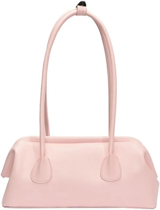 Minimalist Underarm Bag Women 2025 Spring, Solid Color Chic Shoulder Purse, Elegant & Trendy Crossbody Handbag