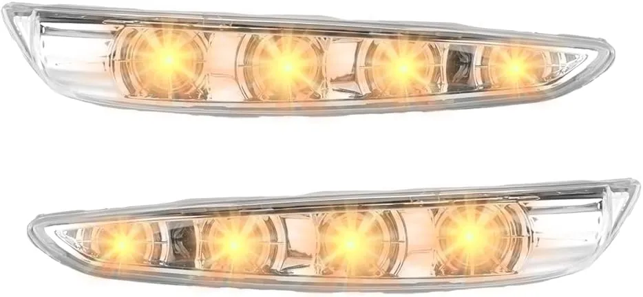 Mirror LED Turn Signal Light Door Mirror Indicator Blinker Light - Compatible for Hyundai Sonata 2.0L L4 - Gas, 2.4L L4 - Electric/Gas, 2.4L L4 - Gas 2011 - 2014 - Replace Part 87613-3S000 87623-3S000
