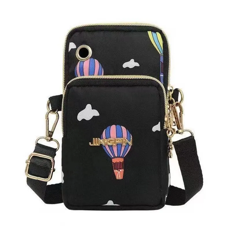 Mobile Female Mini Summer Canvas Vertical Phone Bags