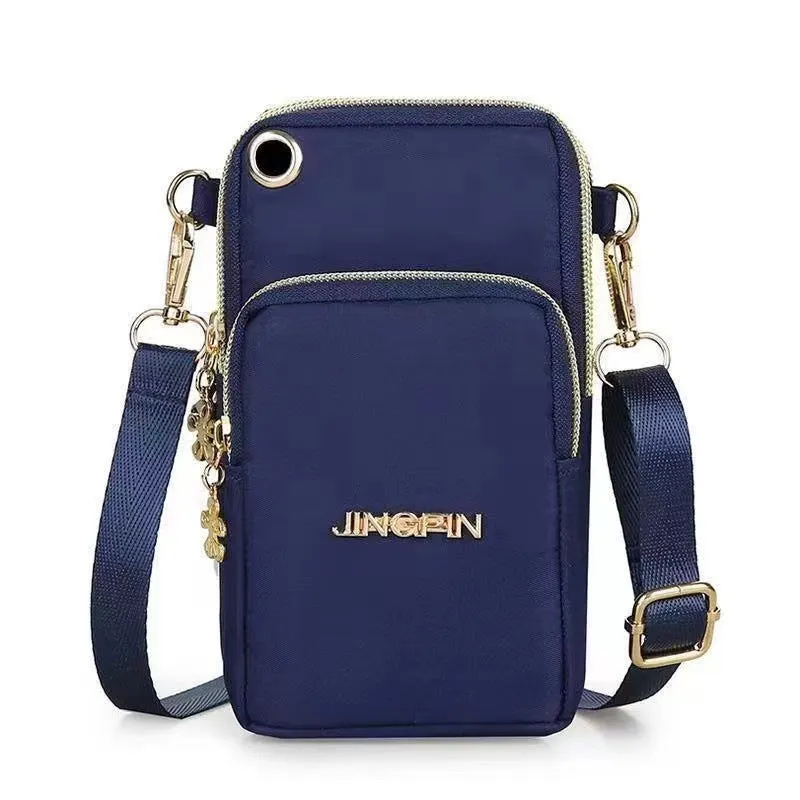 Mobile Female Mini Summer Canvas Vertical Phone Bags
