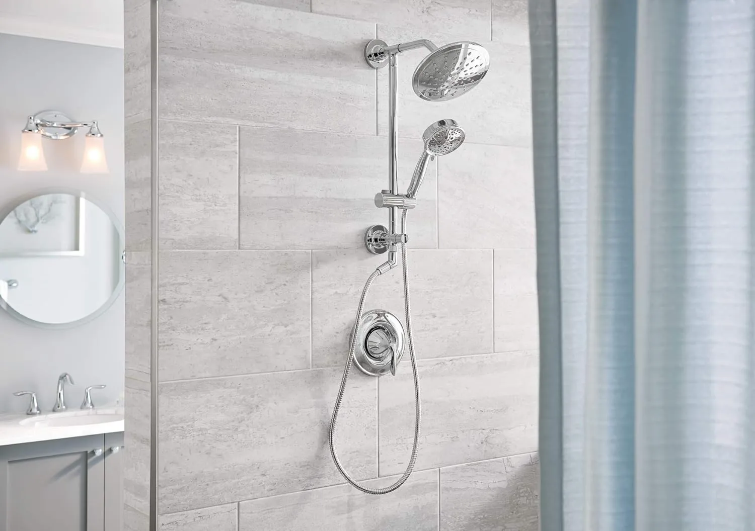 Moen 164927NL Replacement 4-Function Eco-Performance Handheld Showerhead, Polished Nickel