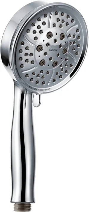 Moen Chrome Replacement 4-Function Eco-Performance Handheld Showerhead, 164927