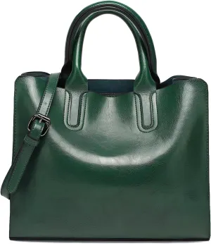 Mokcoliy]【Women's Crossbody Tote Bag 2021 Retro Stylish Shoulder Bag, Large Capacity PU Leather Handbag for Everyday Use, Office & Weekend, Fashion-Forward Functional Design