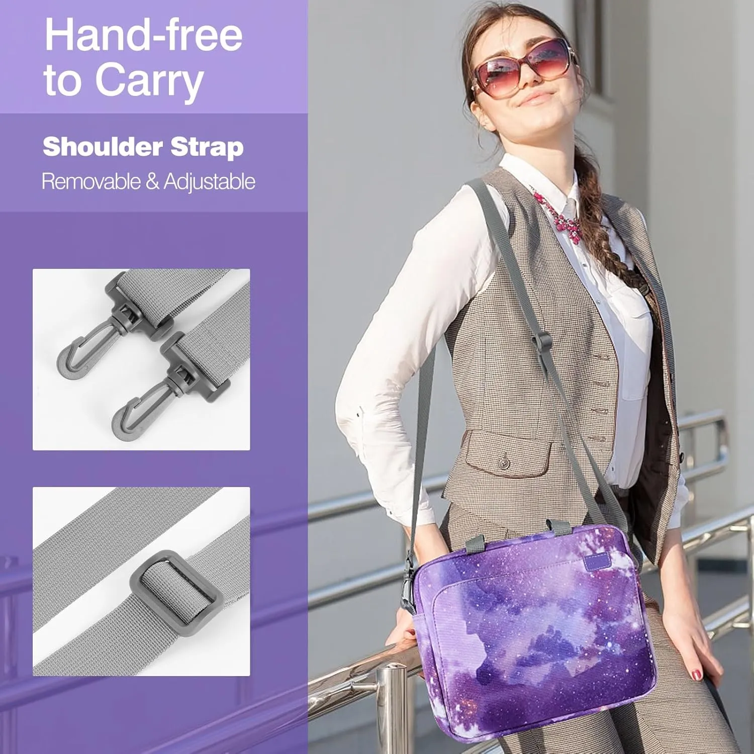 MoKo Tablet Sleeve Case, Protective Handle Shoulder Bag