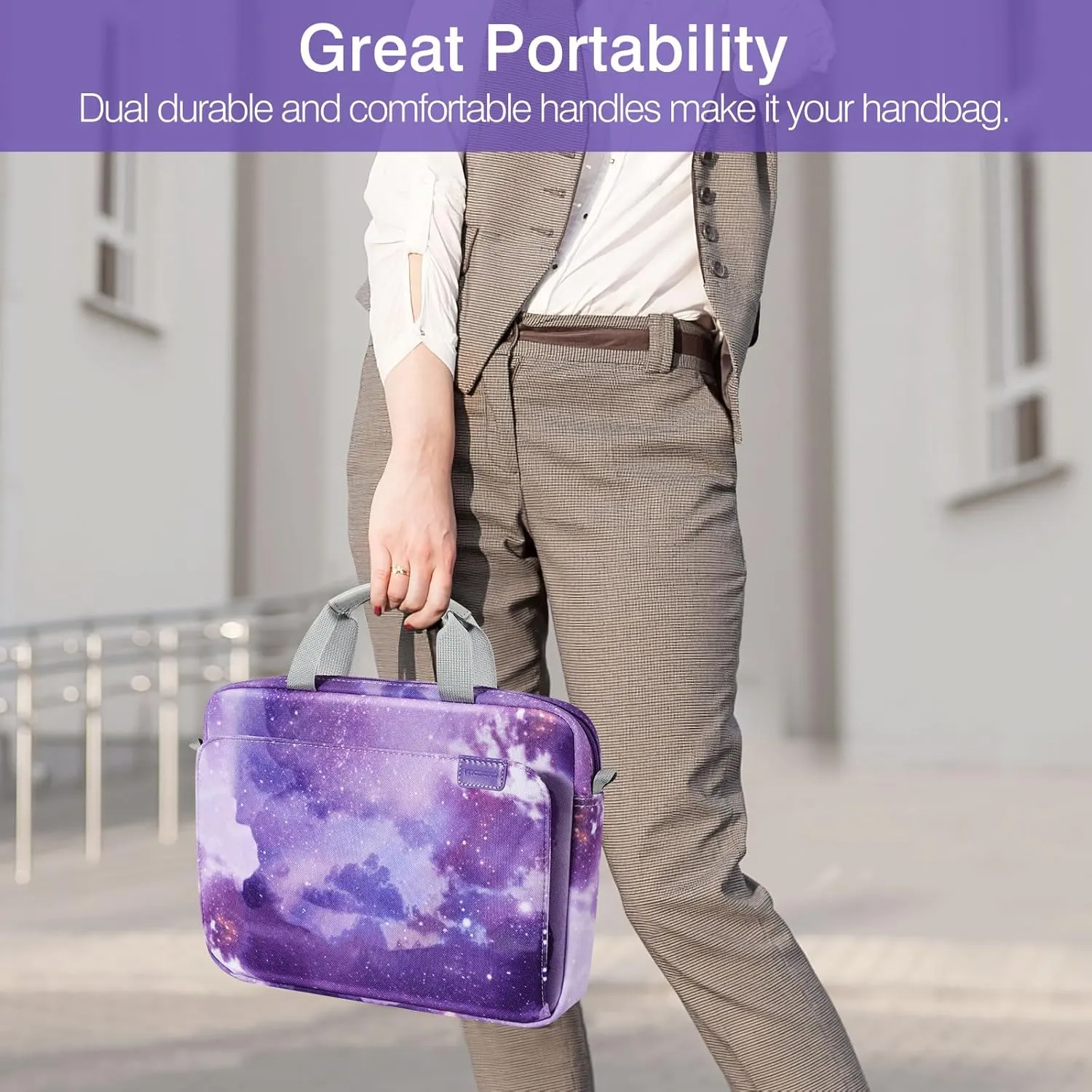 MoKo Tablet Sleeve Case, Protective Handle Shoulder Bag