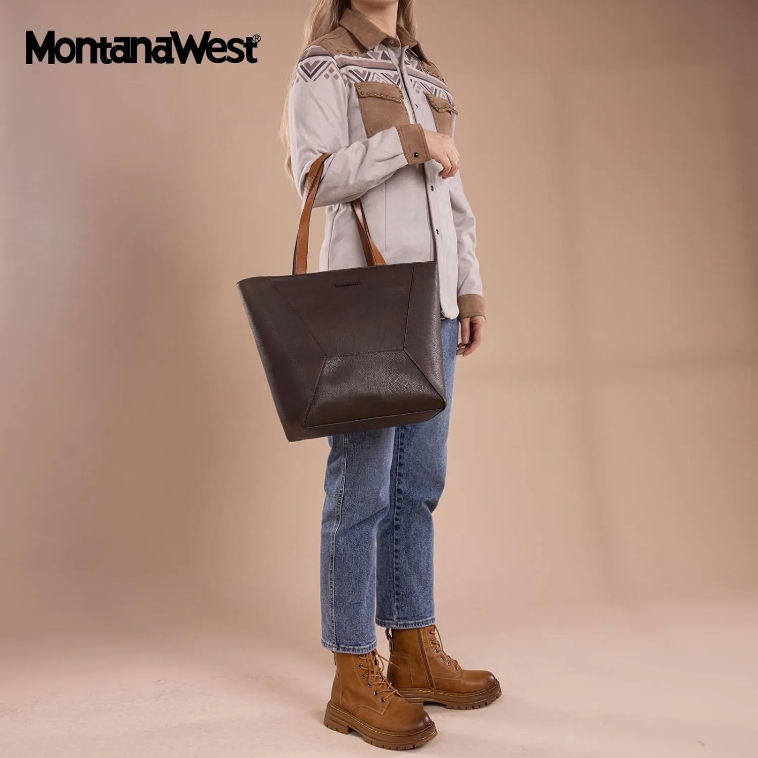 Montana West Tote Bag for Women Work Top Handle Handbags and Purses