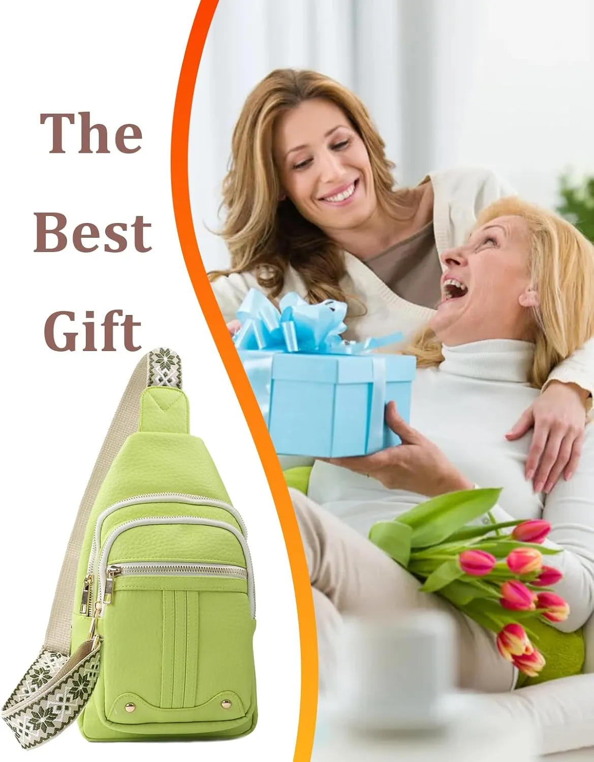 Mothers Day Gifts for Wife Mom Unique Mom Gift Ideas from Daughter Son Husband Crossbody Bag Birthday Gifts for Women Small Sling Bags Fanny Pack
