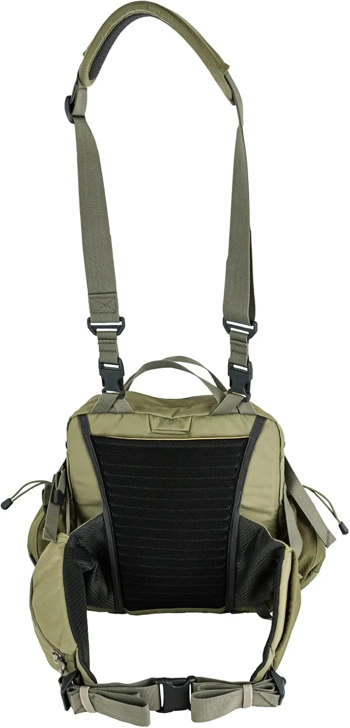 Mountainsmith Day Lumbar Waist pack, Running, Hiking, Cycling, Travel, and Outdoor Sport Activities with Dual Water Bottle Holders, Olive Green
