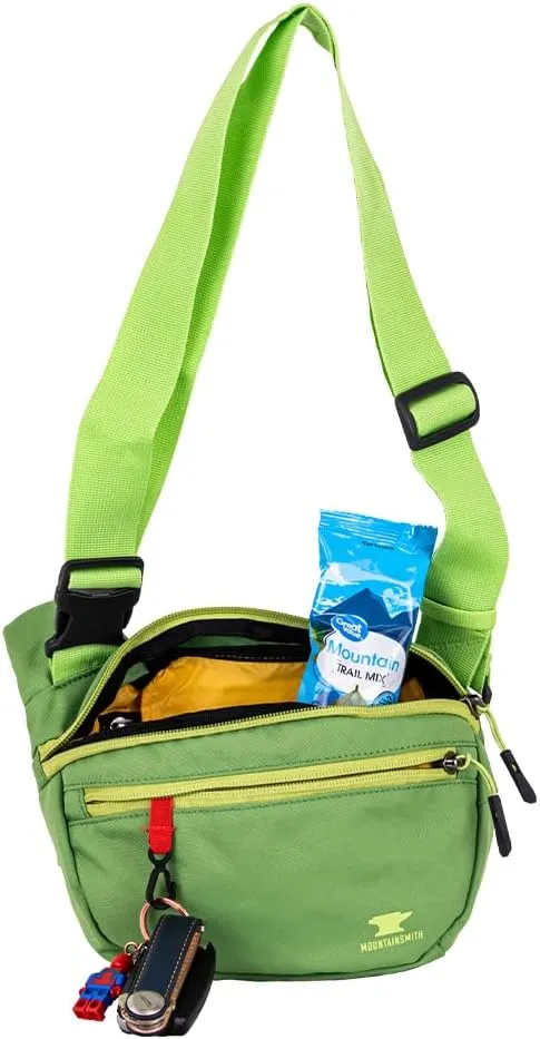 Mountainsmith Knockabout Lumbar Waist and Fanny Pack Hybrid Crossbody Shoulder Multi-Sport Sling Bag with Pockets and Headphone Port
