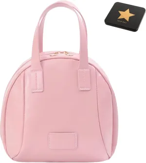 Multi-Layer Shell-Shaped Cosmetic Bag, Practical Cosmetic Bags, Toiletry Makeup Bag With Compartments For Women, Portable Large Capacity Pu Shell Waterproof Handbag Style Cosmetic Bags (Pink)
