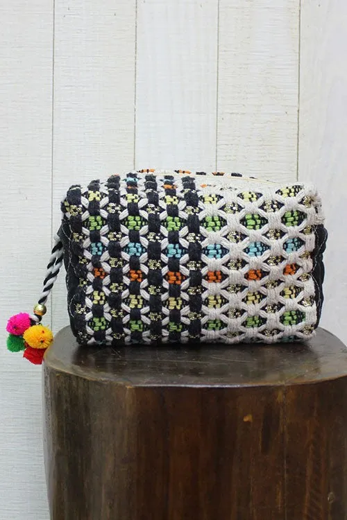 Multi Patterned Makeup Bag