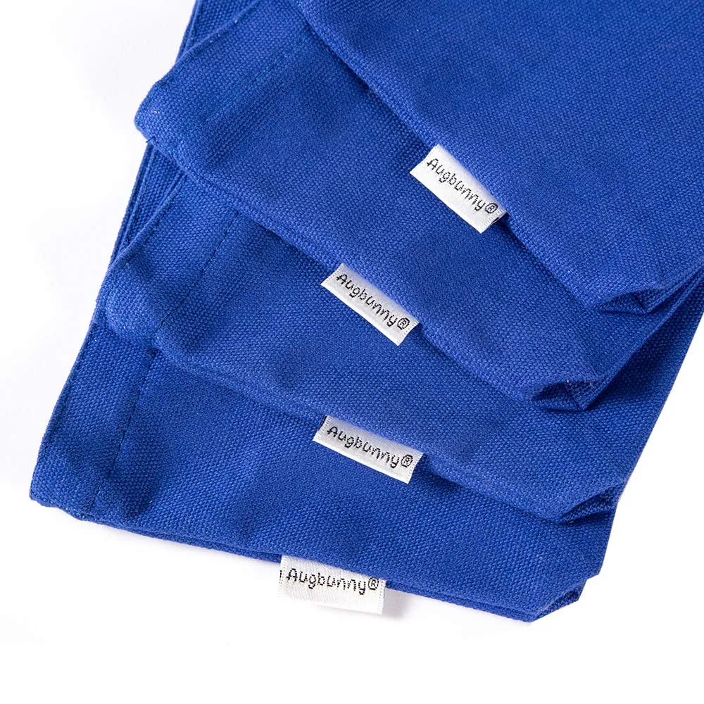 Multi-purpose Cotton Canvas Zipper makeup Bag Pouch 4-pack