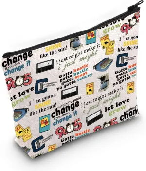 Musical Inspired Gift Musical Theater Quotes Makeup Zipper Pouch for Actor Actress(shine like)