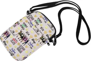 Musical Inspired Gift Musical Theater Zipper Pouch Makeup Bag Gift For Actor Actress (Crossbody bag)