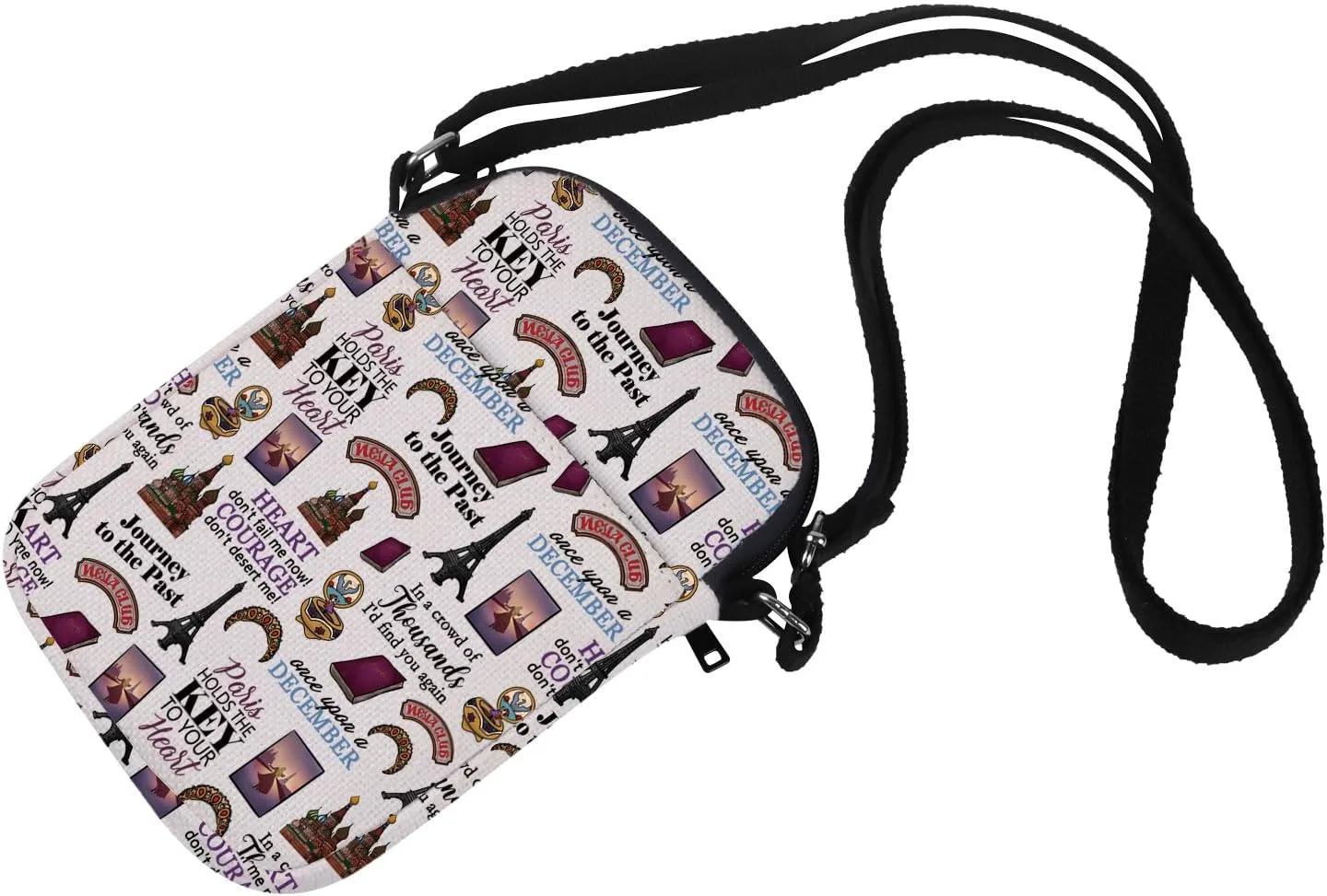 Musical Inspired Gift Musical Theater Zipper Pouch Makeup Bag Gift For Actor Actress (Crossbody bag)