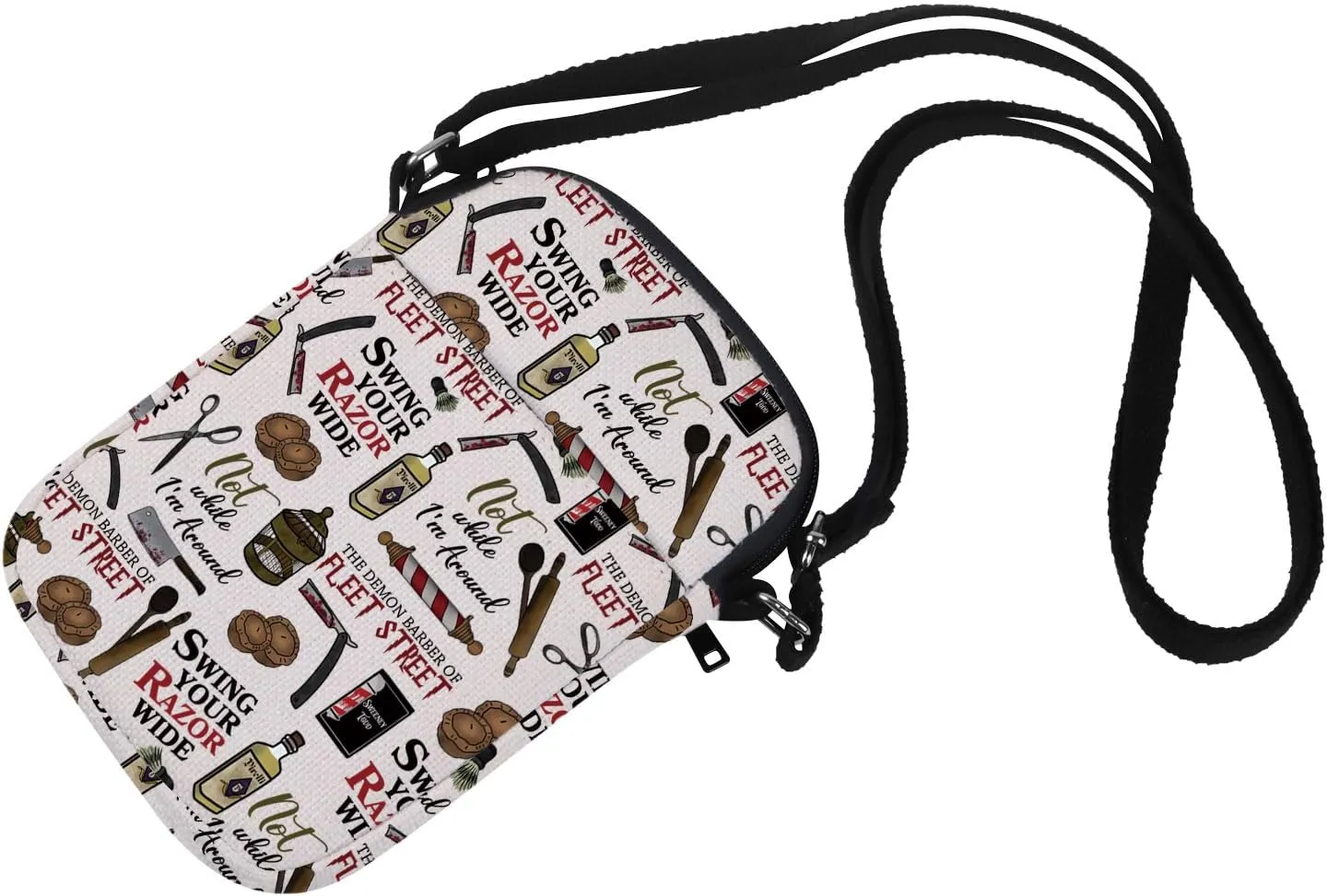 Musical Inspired Gift Musical Theater Zipper Pouch Makeup Bag Gift For Actor Actress (Crossbody bag)
