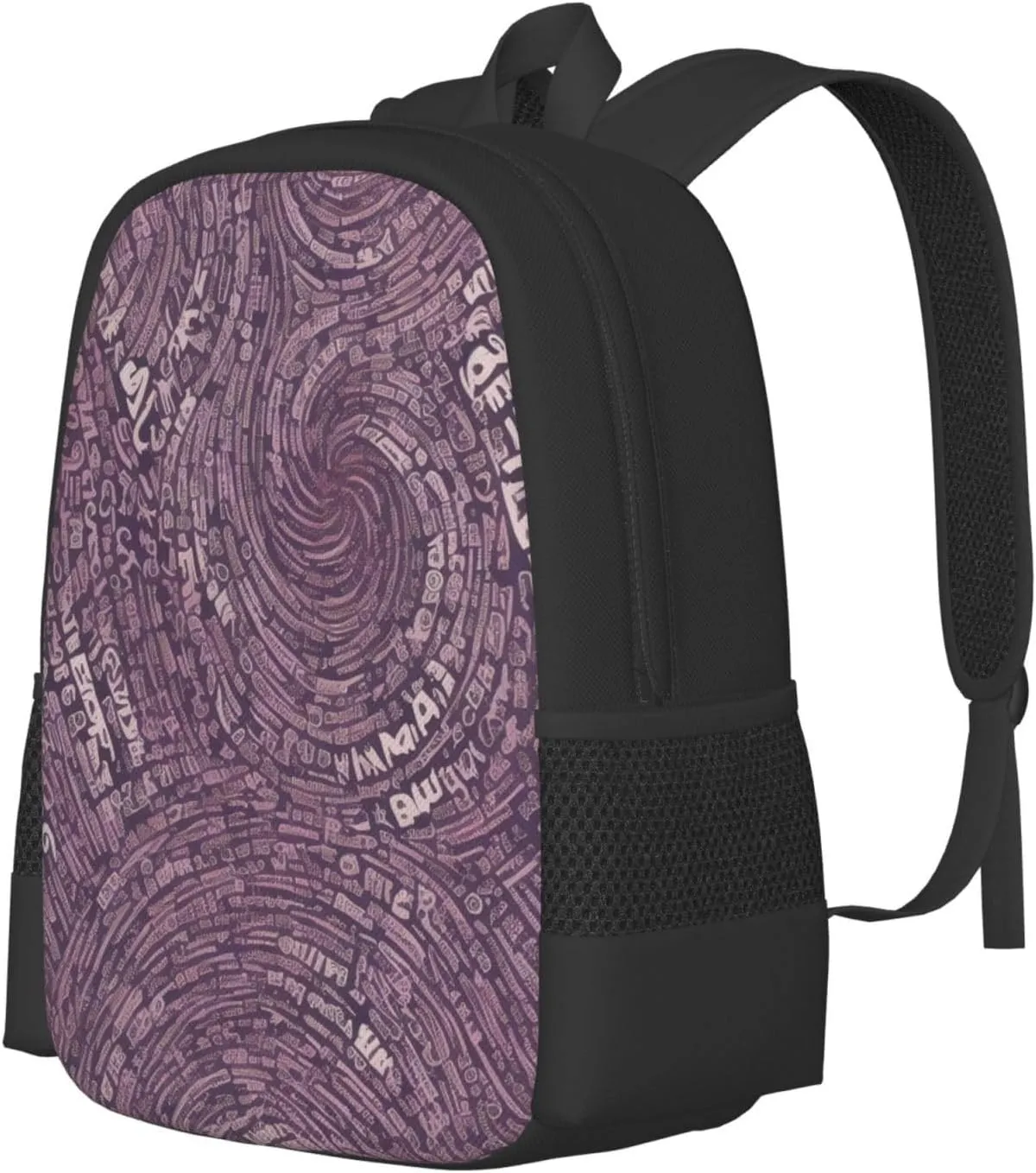 Musical Notation Print Patterns Backpack Lightweight Simple Casual Backpack Shoulder Bags Large Capacity Laptop Backpack