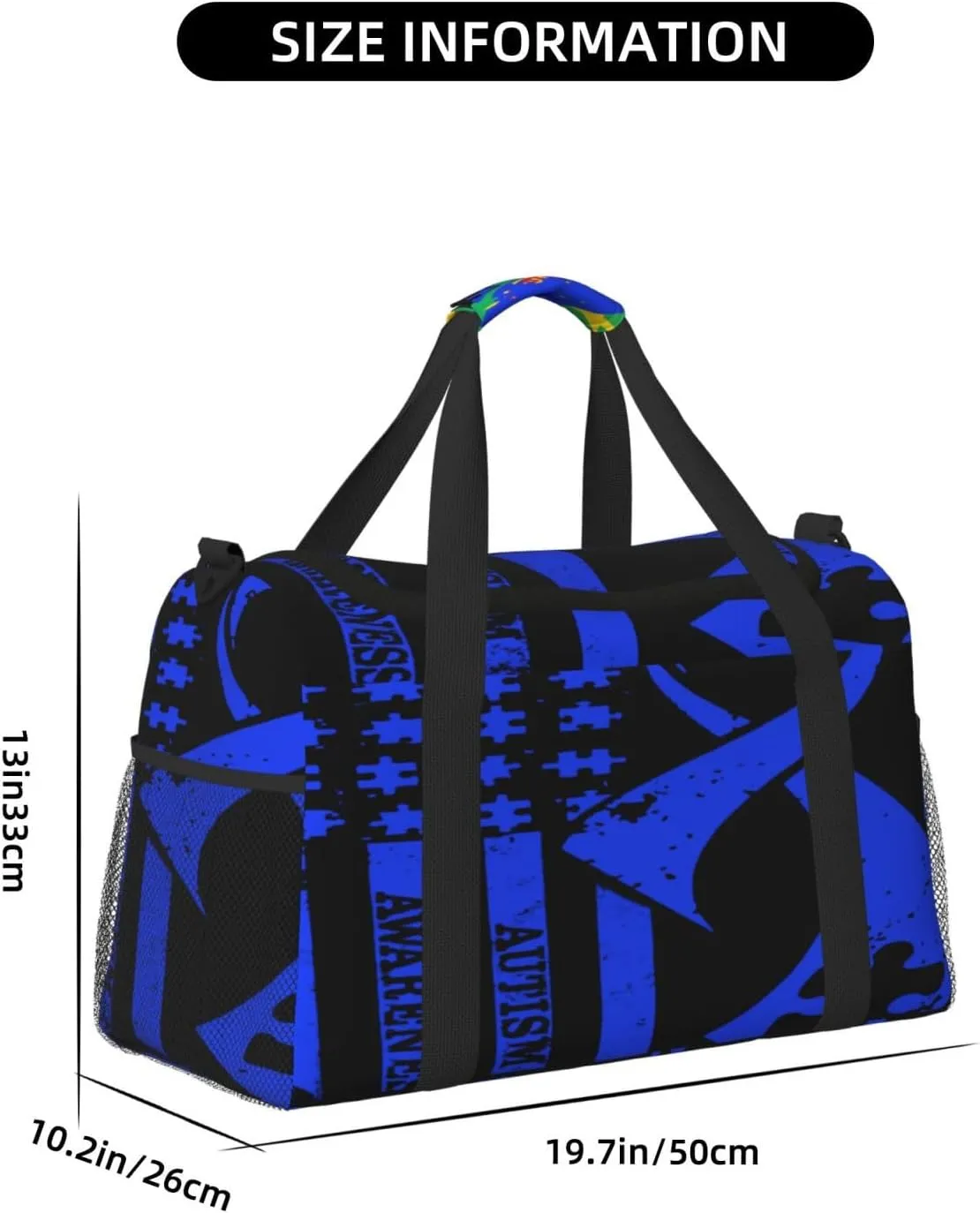 National Flag Travel Duffel Bag Large Foldable Waterproof Overnight Bag For Beach Swim Bags Pool Sports Gym