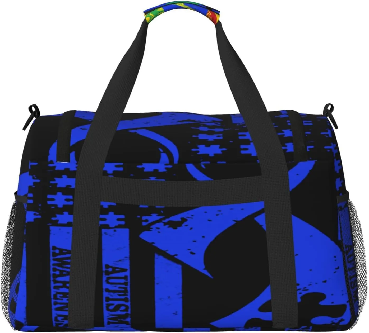 National Flag Travel Duffel Bag Large Foldable Waterproof Overnight Bag For Beach Swim Bags Pool Sports Gym