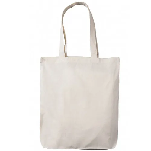 Natural Cotton Tote Bag with Base Gusset