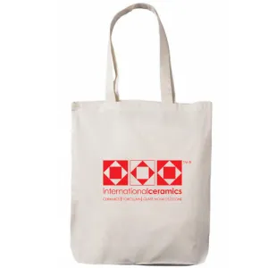 Natural Cotton Tote Bag with Base Gusset