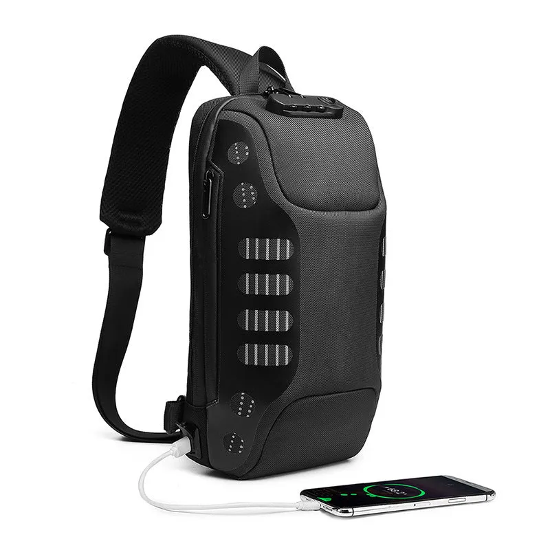 New Men's Waterproof Trendy Fashion Business Bags