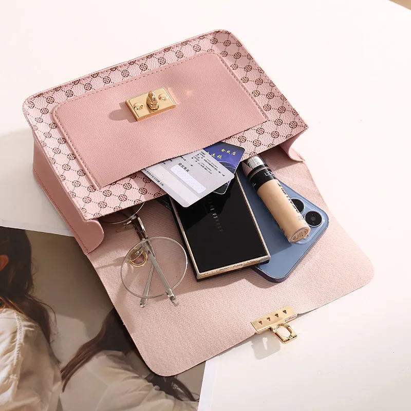 New Slouchy Plush Fashion Chain Printed Bags