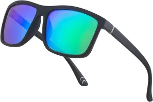 NIEEPA Men's Sports Polarized Sunglasses Square Frame Glasses NP1007