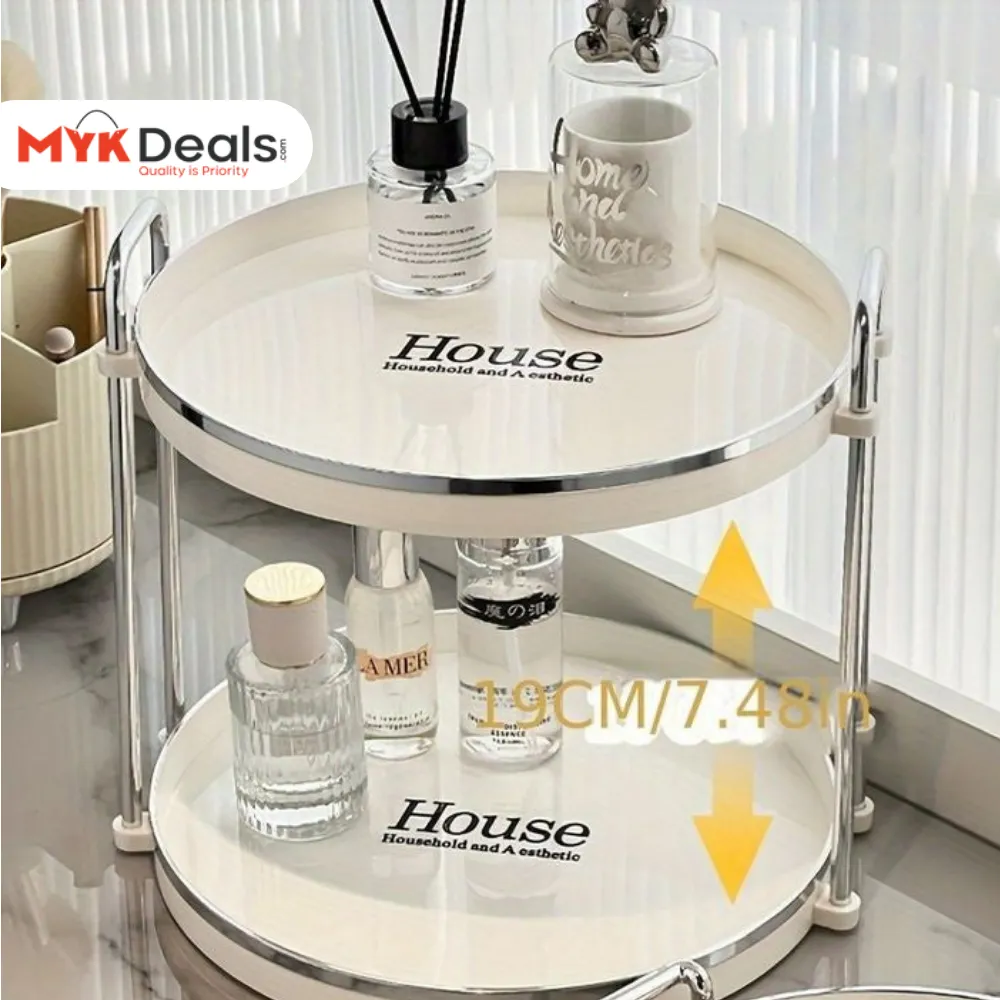 Nordic 2 Layer Cosmetic Organizer