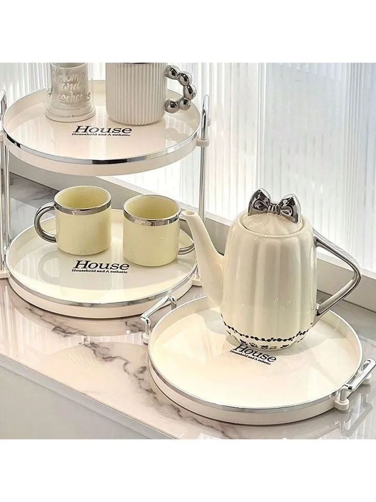 Nordic 2 Layer Cosmetic Organizer