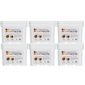Numanna Mega Defender Nutritive Pack Buckets Total 1224 Servings GMO Free, Easy To Prepare Meals with Organic Grains and Super Foods Nutrient Rich Emergency Supply Meals 25  Years Shelf Life