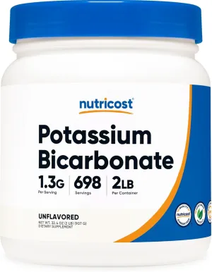 Nutricost Potassium Bicarbonate Powder 2 LB - Gluten Free, Non-GMO