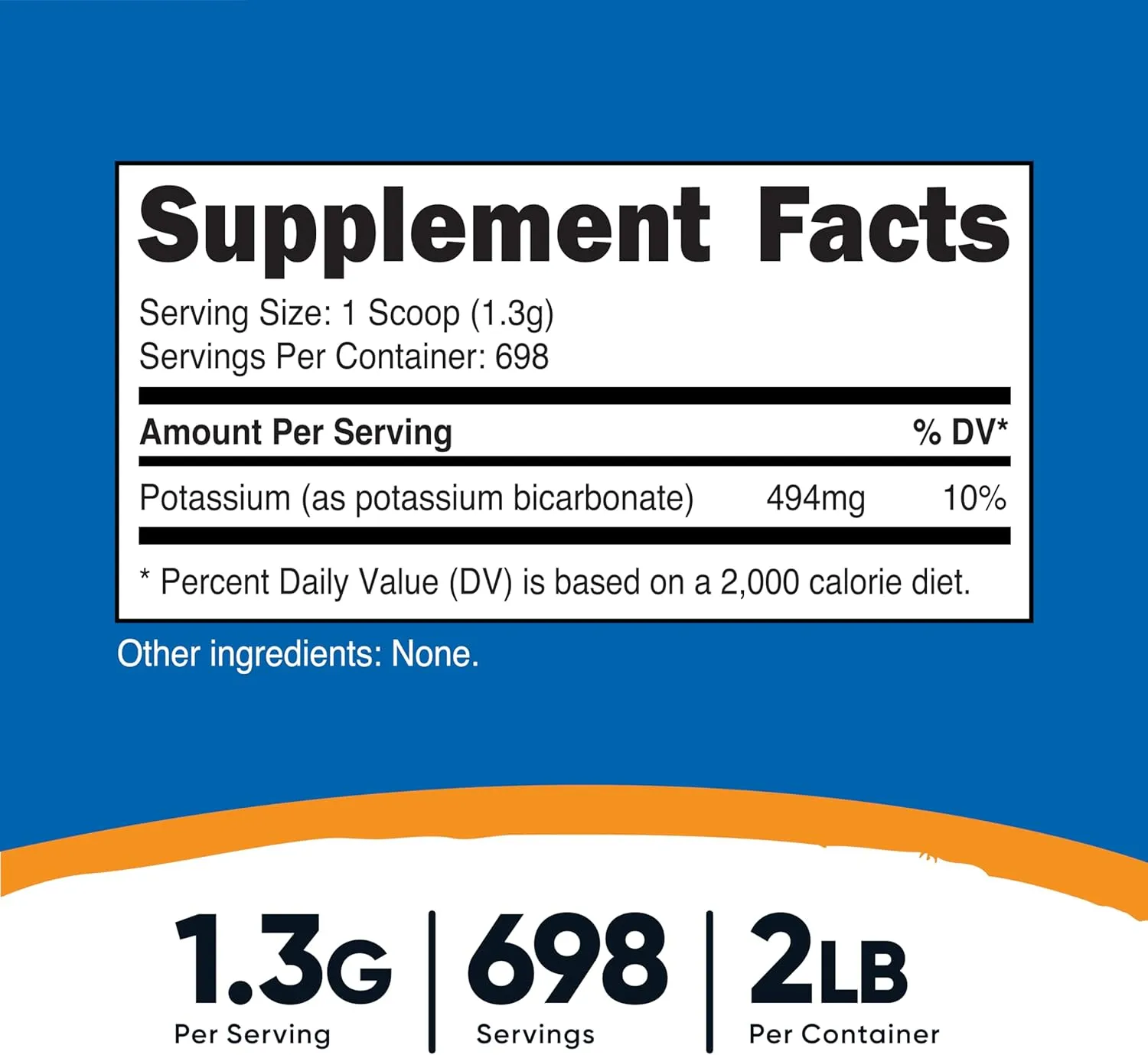 Nutricost Potassium Bicarbonate Powder 2 LB - Gluten Free, Non-GMO