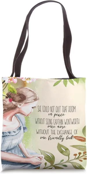 One Friendly Look Persuasion Quote Tote Bag
