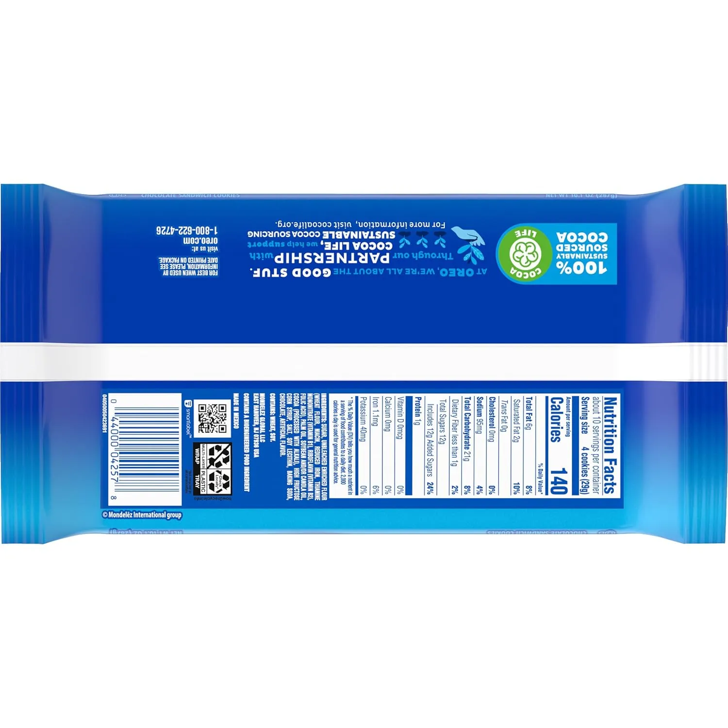 OREO Thins Chocolate Sandwich Cookies, 10.1 oz