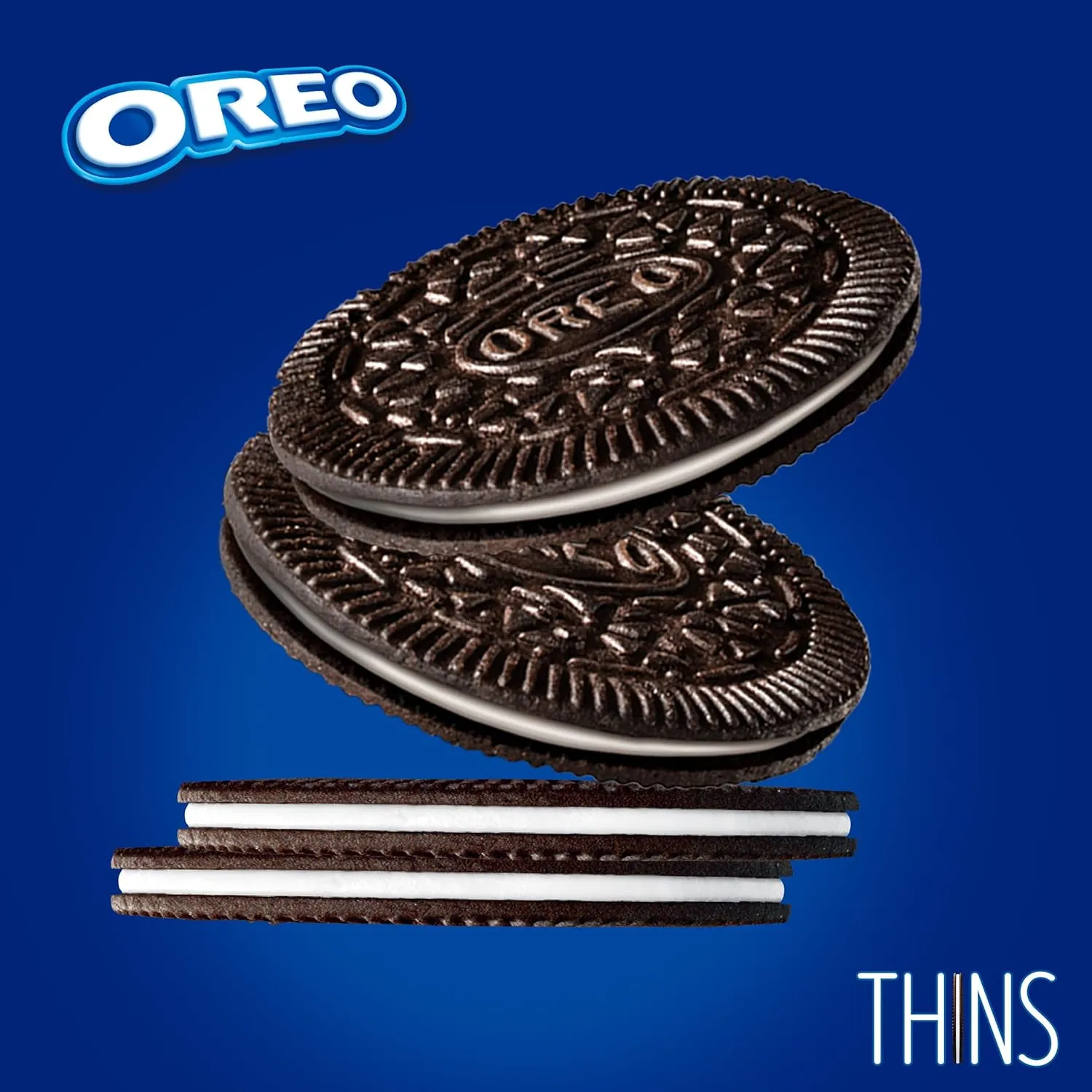 OREO Thins Chocolate Sandwich Cookies, 10.1 oz