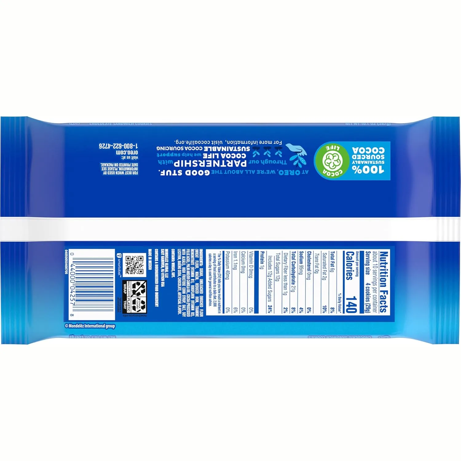 OREO Thins Chocolate Sandwich Cookies, 10.1 oz