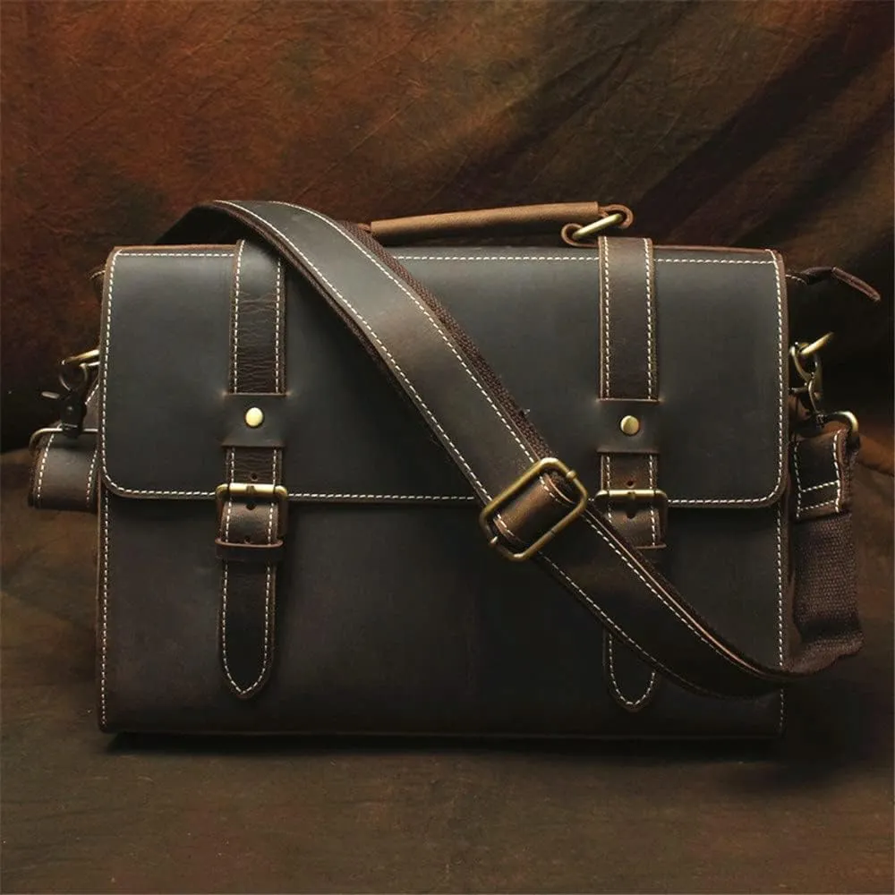 Original Business Men's Handbag Briefcase Horizontal Shoulder Diagonal Bag Men's Bag