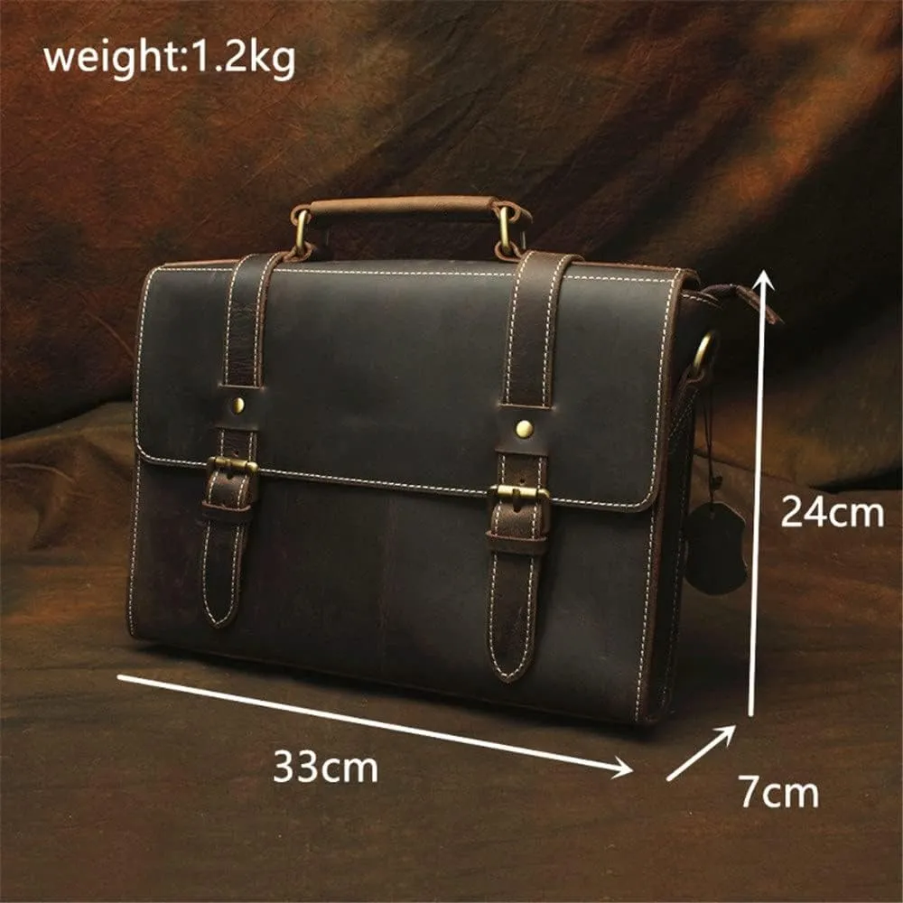 Original Business Men's Handbag Briefcase Horizontal Shoulder Diagonal Bag Men's Bag