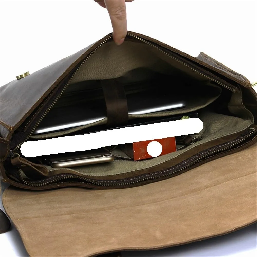 Original Business Men's Handbag Briefcase Horizontal Shoulder Diagonal Bag Men's Bag