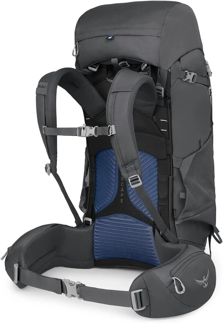 Osprey Viva 65L Women's Backpacking Backpack, Tunnel Vision Grey, Extended Fit