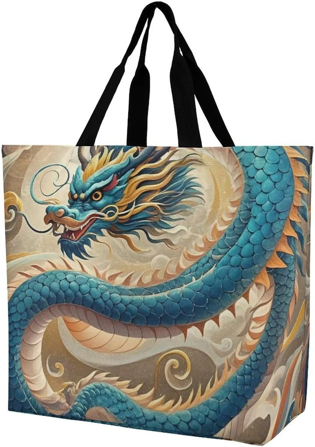 Otters in Love Tote Bag for Women Reusable Grocery Shoulder Bags Shopping Bag for Travel, Groceries