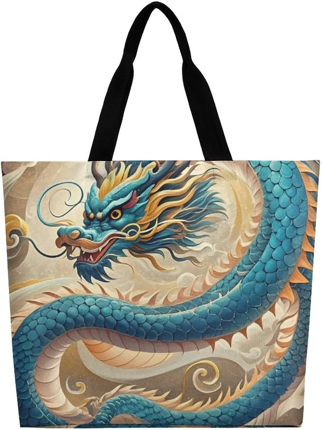 Otters in Love Tote Bag for Women Reusable Grocery Shoulder Bags Shopping Bag for Travel, Groceries