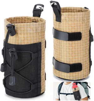 Outdoor Multifunctional Water Bottle Holder,Portable Shoulder Strap Bottle Carrier,Backpack Accessories for Hiking Hunting and Travelling 2 Pairs
