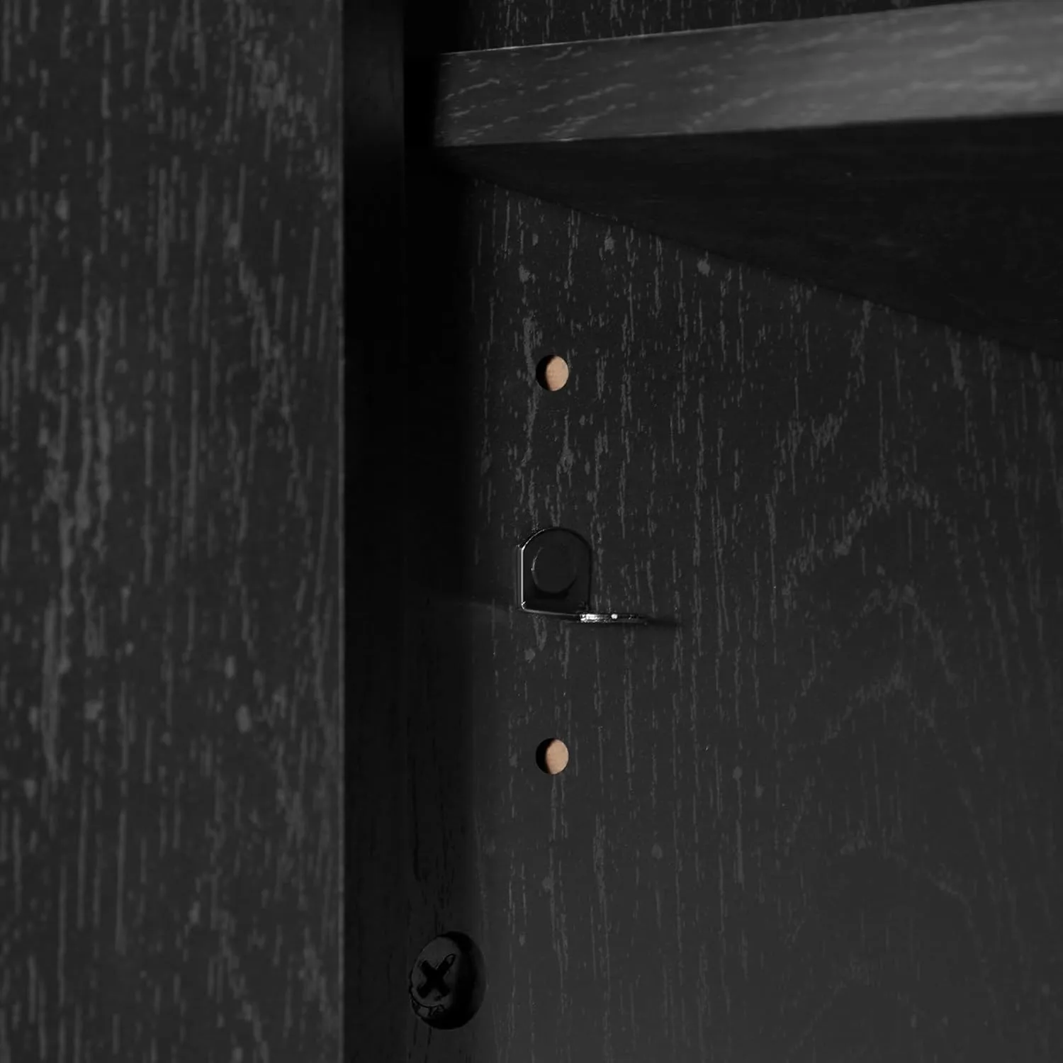 OVE Decors REN Selections Hobart 30 in. Ebony Wood Freestanding Bathroom Vanity with Single Sink, Engineered Marble Countertop and Backsplash Included